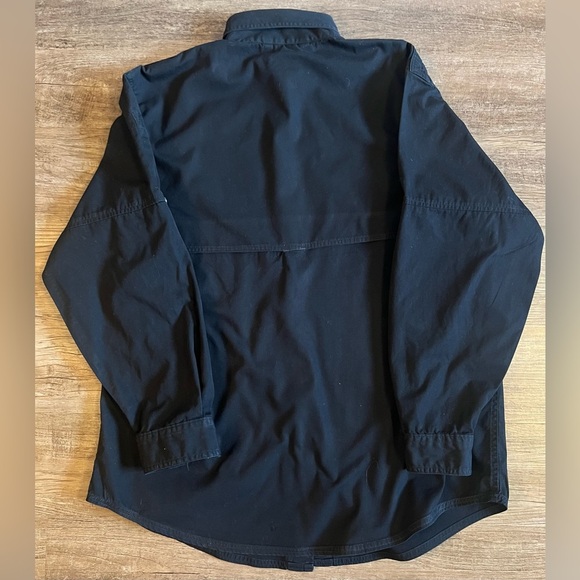 Woolrich Elite Series CCW Men’s Long Sleeve Black Operator Shirt Sz Large F8 - Picture 3 of 9